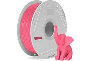 ELEGOO PLA Basic Filament with Reusable Spool Hot Pink 1KG,1.75mm PLA 3D Printing Filament 2.2lbs High Dimensional Accuracy, 