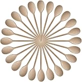 Kitchen Wooden Spoons Mixing Baking Serving Utensils Puppets 12 inch - Set of 24 ROUNDSQUARE