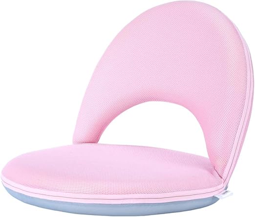 Floor Chair Floor Cushion Sofa Folding Adjustable 5 Position Floor Seat With Back Support For Kids Adult Great For Gaming Reading Tv Watching