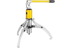 Mophorn 10 Ton Hydraulic Gear Puller Adjustable 3 Jaws Wheel Bearing Pulling Separator 3 in 1 Pump Oil Tube Drawing Machine Wheel Bearing Hub Removal Tool