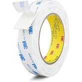 Hasaky Double Sided Tape 1in x 16.5ft, Mounting Tape Heavy Duty, Strong Adhesive Wall Picture Hanging Strips PE Foam Tape