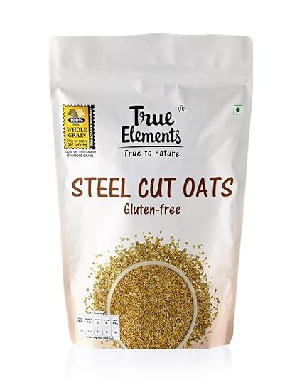 True Elements Gluten Free Steel Cut Oats 1.5 kg - Rich in Vitamins