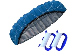 2.5 Meters Sport para Kite Kiteboarding Dual Line Easy Control Kitesurfing para Kite Hydro Surfboard Wing Toy - Blue
