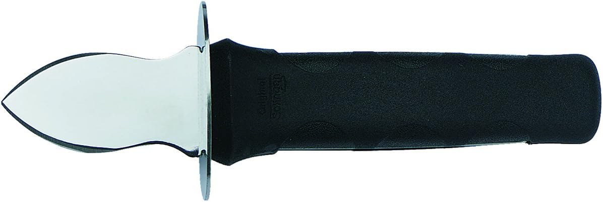 Victorinox Austernöffner/Austernmesser, rostfrei, Edelstahl, Handschutz, spülmaschinengeeignet, schwarz