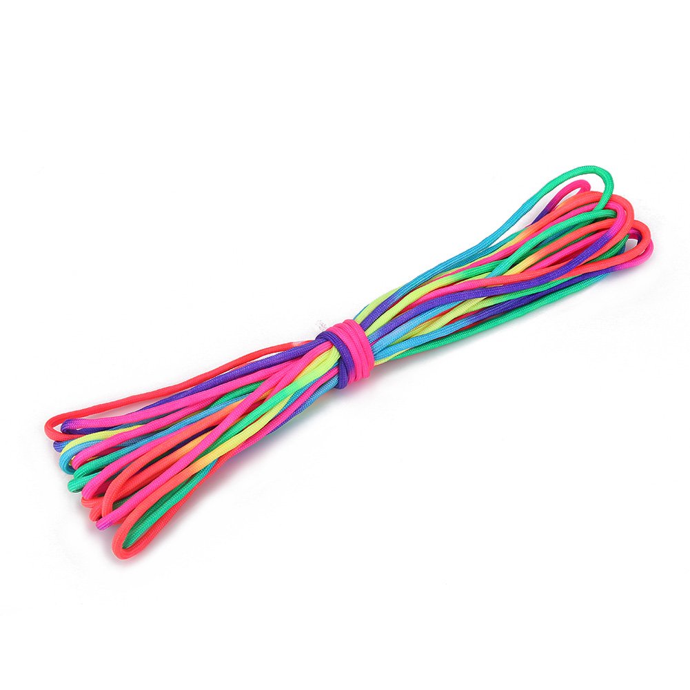 Rainbow Paracord, Durable and Lightweight Seven Parachute Rope, Perfect for Camping, Hiking, and Fishing