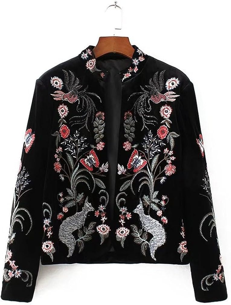 Пиджак С Вышивкой Женский Купить