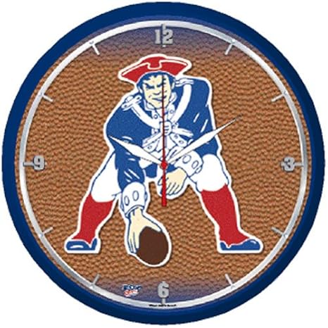 Amazon Com New England Patriots Throwback Logo Nfl Football Sports Wall Clock Sporting Goods Everything Else
