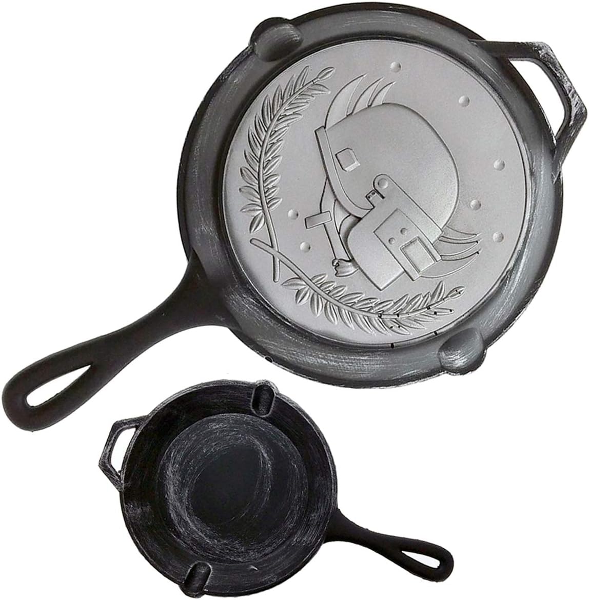 Komikku Gears Battleground-PUBG- Foam Frying Pan 1:1 Scale Prop Replica - Target Pan and Olive Branch Pan
