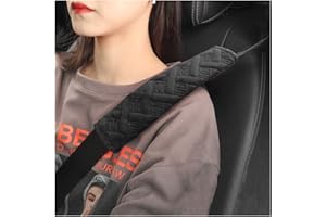 2 Pack Car Seat Belt Pads Cover, Universal Comfort Seatbelt Pad, Seat Belt Shoulder Strap Covers Harness Pad to Protect Neck 