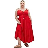City Chic Women's Plus Size Dress - Aiza Crochet Tier Maxi