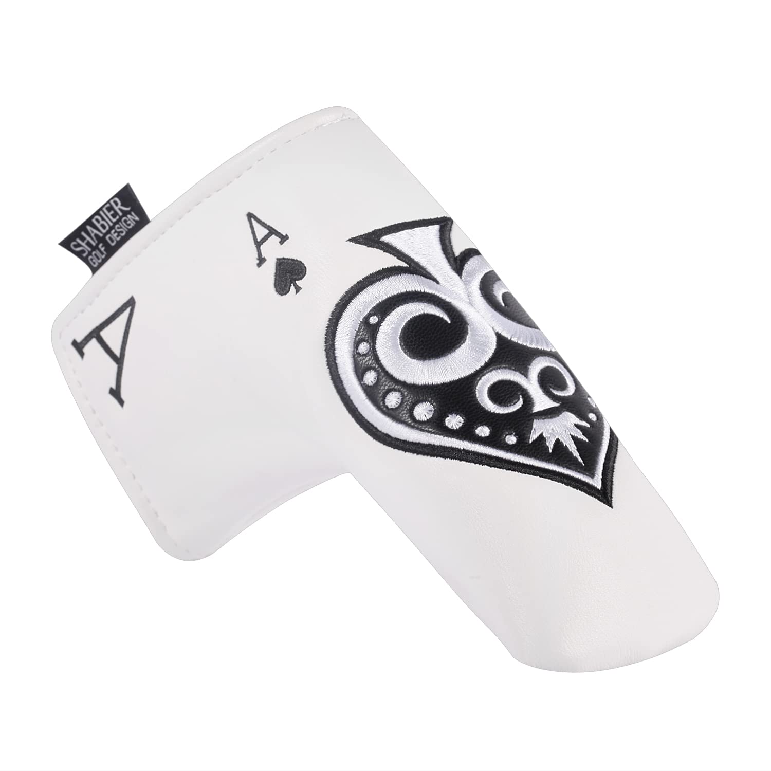 SHABIER Golf Poker Ace Blade Head Cover Golf Putter Headcover for Blade Putters
