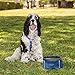 Friends Forever Collapsible Dog Bowl - 2 Pack Travel Dog Bowl, Water and Food Bowls for Dogs - Portable Pet Hiking Accessories … Blue