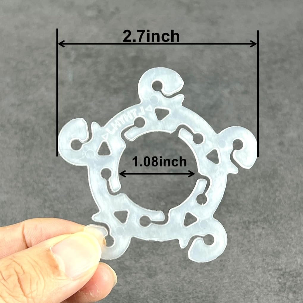 LTHYHJ 80 Balloon Clips and 100 Dots Glue Points and a Tie, Connector, for wedding, parties, etc. Arch tool