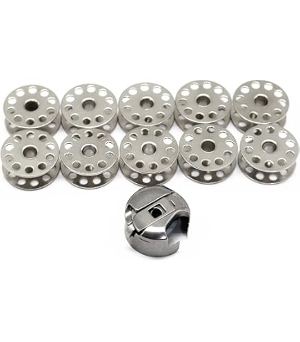Amazon.com: Cutex 10 Pk Metal Bobbins #203470 - Singer 110W, 111W
