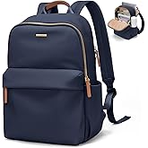 GOLF QUALITY Laptop Backpack for Women Fit 14 Inch Stylish Daypack Notebook Travel Work Commuter Casual Daypack Backpack Purse for Women Travel Business (Navy Blue)