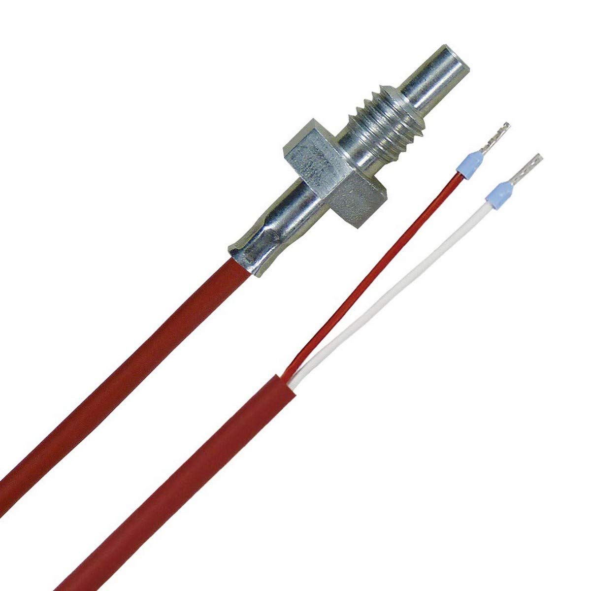 iOVEO 014EF05202 - NTC 10KOHM - M8 Screw-in probe/immersion sensor, temperature sensor NTC 10k, M8 thread, with silicone cable, 2 meters