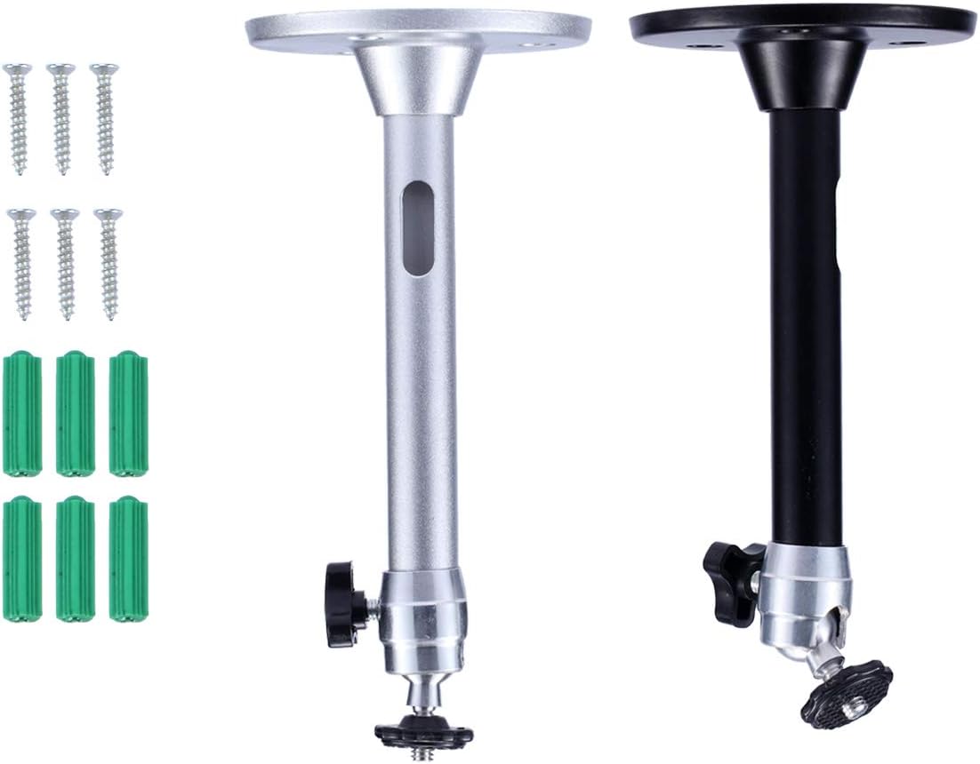 Dviocnd Security Camera Bracket, Universal Ceiling Mount for Projector, CCTV DVR Camera, Monitor, Projector Wall Mount with The Capacity Up to 5KG: Electronics