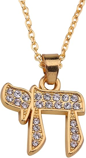 Amazon Dawapara ヘブライ文字チャイペンダント 幸運シンボル ユダヤ人ジュエリー 男女兼用 ネックレス 通販