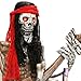 Halloween Haunters Life-Size Standing Skeleton Zombie Man Guitar Player Musician Rock Band Prop Decoration - Thick Rubber Latex