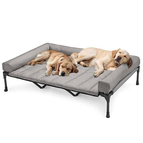 VEEHOO COOLING ELEVATED DOG BED ADD REMOVABLE WATERPROOF...