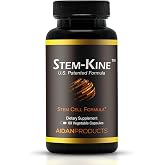 Aidan Products Stem-Kine Stem Cell Supplements, 60 Capsules | Promotes Healthy Aging, Supports Cardiovascular &amp; Joint Health, Increases Circulating Stem Cells