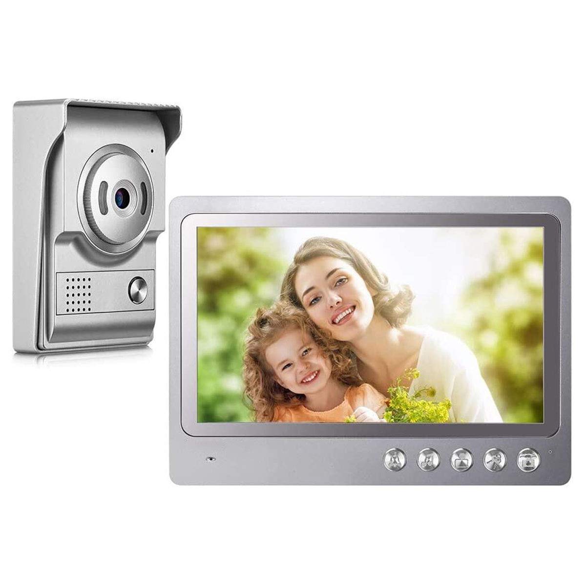 Photo 1 of WOLILIWO Video Intercom System,9inch Monitor for Video Doorbell Wired,Doorbell with Camera and Monitor Support Night Vision,Unlocking,Monitoring,Dual-Way for Villa Home Office Apartment