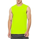 DEMOZU Men’s Quick Dry Sleeveless Workout Swim Shirt Moisture Wicking Athletic Tank Top Big & Tall