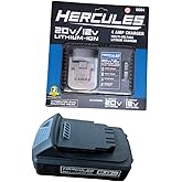 Generic Kit Hercules 20V/12V Lithium-Ion Multivoltage Charger, LED Charge Indicator with 20V 2 Ah Lithium-Ion Compact Battery