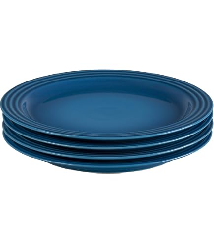 Le Creuset Stoneware Set Of 3 Tapas Dishes In Marseille Blue - Oven Safe Serving Bowls