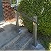 Mounting Post for Promenaid Handrail System, Aluminum, Charcoal Grey, 3