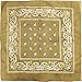 Beige Bandana - Paisley - Classic Paisley Bandana In Soft Beige