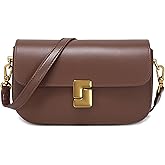 imeetu Soft Leather Crossbody Bag for Women, Top Handle Shoulder Bag Removable Shoulder Straps