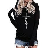 Live by The Sun Love by The Moon Hoodie Women's Sun and Moon Casual Long Sleeve Sweatshirt Round Neck Pullover Tops