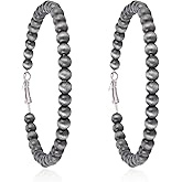 Rustic Couture's Western Hoop Earrings for Women Cowgirl Country Concho Western Statement Jewelry