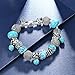 1 X Fashion Womens Retro Turquoise Rhinestone Earrings Necklace Jewelry Set By NYKKOLA