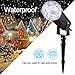 Gemtune Christmas Light Projector LED Patio Lawn light with Flame Pattern, Indoor and Outdoor Waterproof Spotlight Water Wave Night Light for Xmas Birthday Thanksgiving Day Party Holiday Decoration