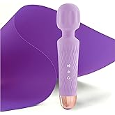 Joyany Personal Massager, Powerful & Compact Size, Fast Charging with 4-Hour Runtime, Quiet Waterproof Cordless Design, Multiple Speeds for Neck, Back, Shoulder & Full Body Muscle Relaxation (Purple)