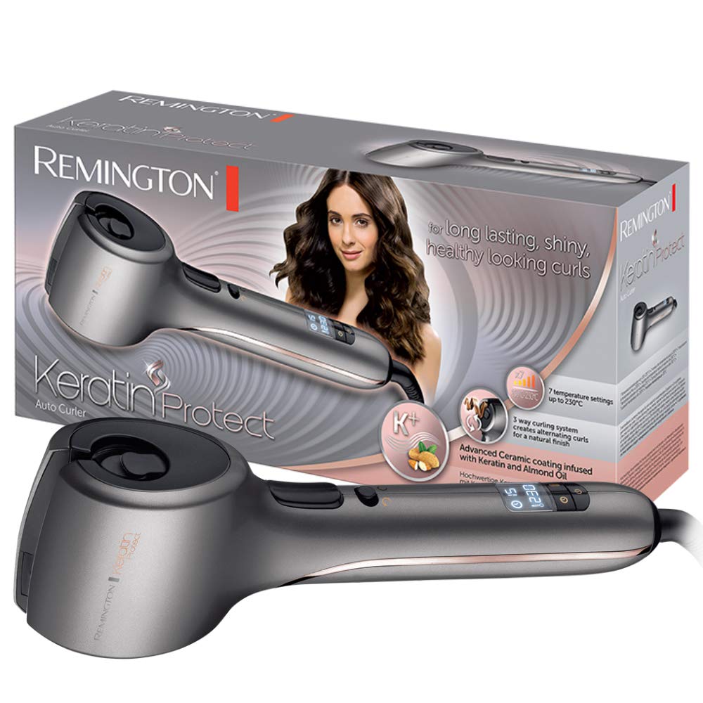 Remington CI8019 Keratin Protect Curling Iron, Worldwide Voltage
