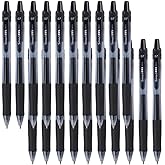 SmartGel Smart Color Art 45 Pack Black Gel Pens, Retractable Medium Point Gel Ink Pens, Smooth Writing, Comfort Grip, Unisex