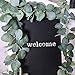 Supla 2 Pack Eucalyptus Leave Greenery Garland Artificial Greenery Holiday Fireplace Garland Wedding Floral Garland Arch Swag Backdrop Doorways Farmhouse Jungle Greenery Garland for Indoor Outdoor