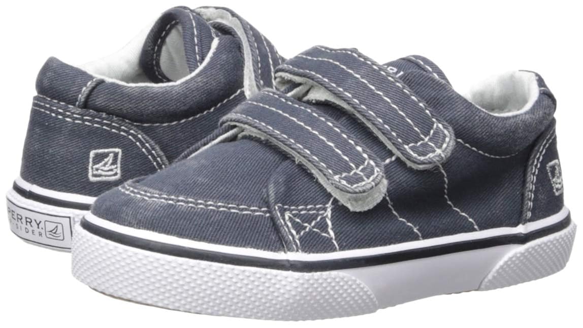 sperry halyard hook & loop boat shoe