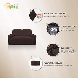 Easy-Going 6 Pieces Microfiber Stretch Sectional