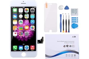 for iPhone 8 Plus Screen Replacement White 5.5 inch,LCD Display Touch Screen Digitizer Frame Assembly Full Set with Premium G