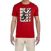 Red Tampa Bay Bucky Irving Text Pic T-Shirt
