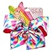 Claire's Girl's JoJo Siwa Metallic Rainbow Watercolor Dot Signature Hair Bow