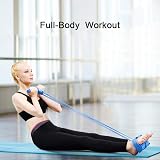 Multifunction Resistance Training Bands, 4 Tube Home Gym Blue view 8