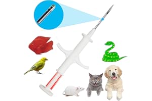 Manruta Microchip for Dogs and Cats Small Size 7 mm Length, 16 Gauge Needle (1.25X7 mm 1 Pack)
