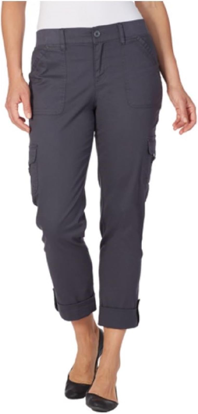 Penelope Women’s Plus Grey Twilight Cargo Pants