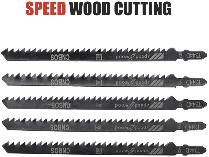 Jigsaw Blades MASO 5 PCS T344D TShank Jig Saw Blade Universal Jig