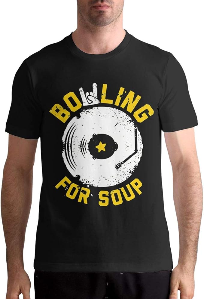 Bowling for Soup Shirt Men TShirt Casual Classic Short Sleeve Tops